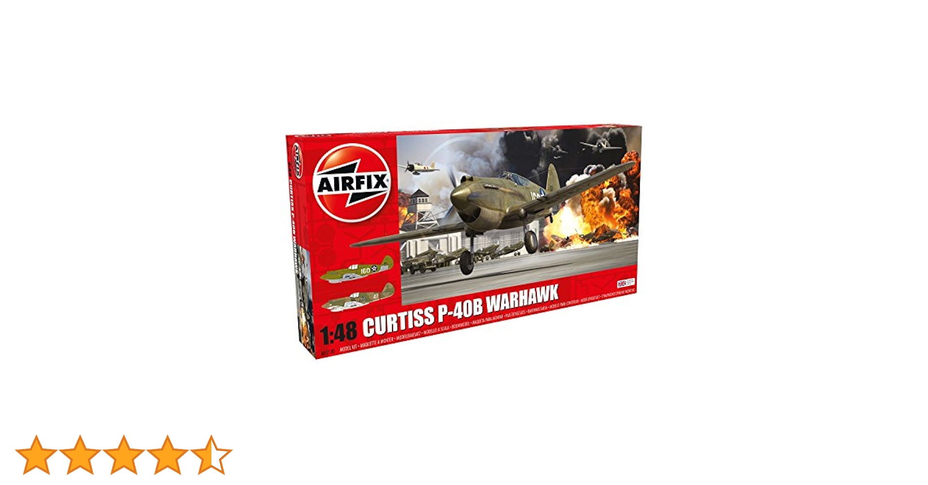 Amazon | エアフィックス 1/48 カーチス P40B プラモデル X5130